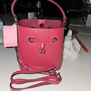 Kate Spade Fuchsia Mini Bucket Bag